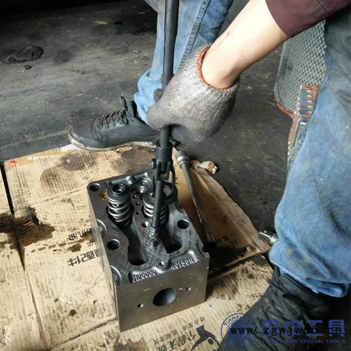 重卡发动机大车气门弹簧压缩器  拆气门弹簧板手专用工具 **图3