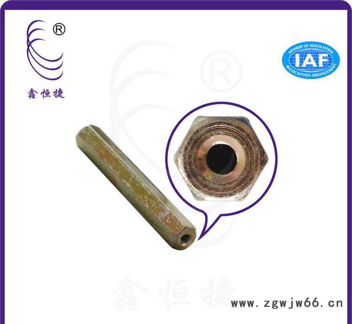 双通六角铜柱支柱紧固件 非标六角隔离螺柱紧固件图2