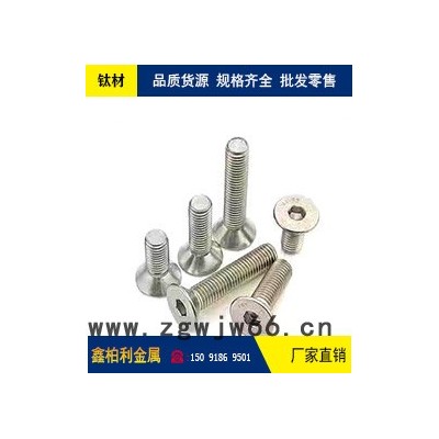 钛标准件 厂家长期供应钛螺丝 钛螺母 钛垫片 钛合金螺丝螺母 紧固件