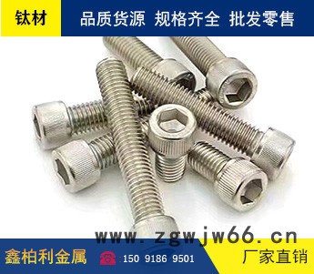 钛标准件 厂家长期供应钛螺丝 钛螺母 钛垫片 钛合金螺丝螺母 紧固件图2