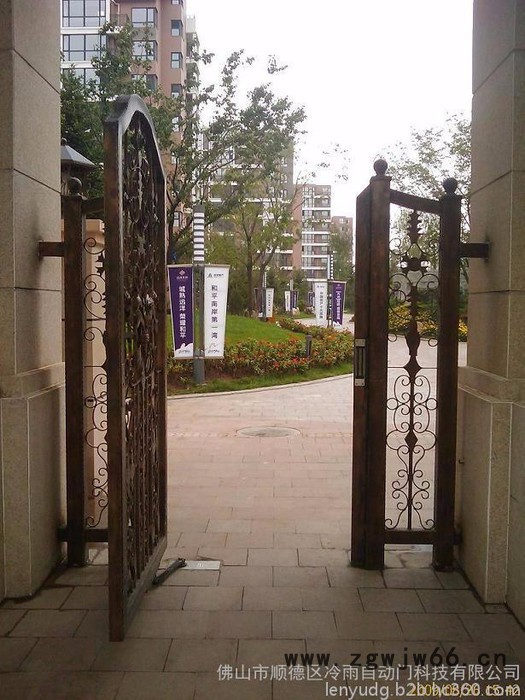 江苏南京专业电动地弹簧生产厂家—冷雨电动地弹簧LEY2008DBW 遥控/刷卡小区平开自动门、小区电动门图5