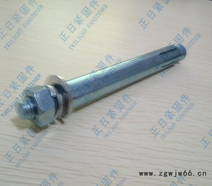 M18*300镀锌国标螺栓 镀锌膨胀螺栓 正日紧固件膨胀栓图2