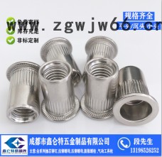 大量供应成都重庆/拉铆螺母M3-M12/304不锈钢拉帽/鑫仑特紧固件现货供应图6