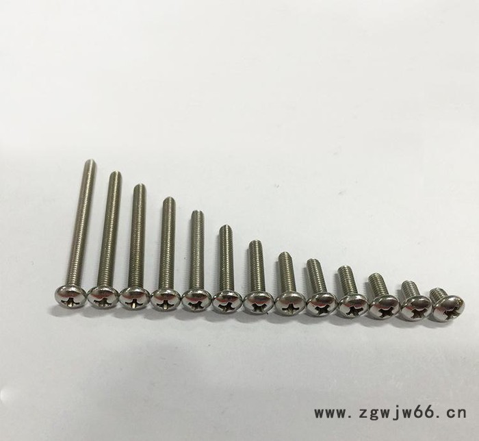 直销304不锈钢盘头螺丝 M1.6规格非标紧固件十字螺钉图3