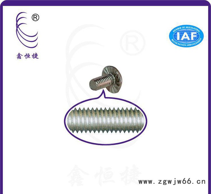生产 十字盘头太阳花带介防滑螺丝M4 国标电器专用紧固件图3