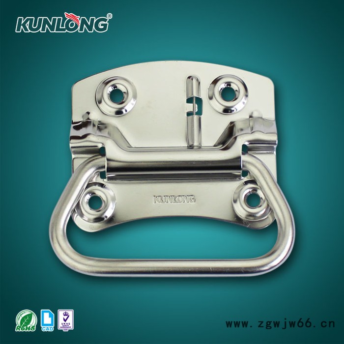 尚坤SK4-022-3S不锈钢折叠拉手|弹簧折叠拉手|弹簧复位拉手|自动回位拉手|小型集装箱拉手图2