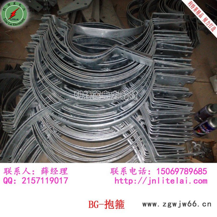 litelai/利特莱抱箍 杆用紧固夹具 杆用紧固件 杆径为515 光缆金具 BG型厂家自产自销图3