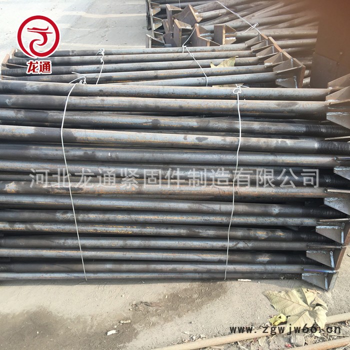 龙通m27 GB798地角螺栓 国标地脚螺栓预埋件 4.8级地脚螺丝 国标7字9字焊板 紧固件 **图3