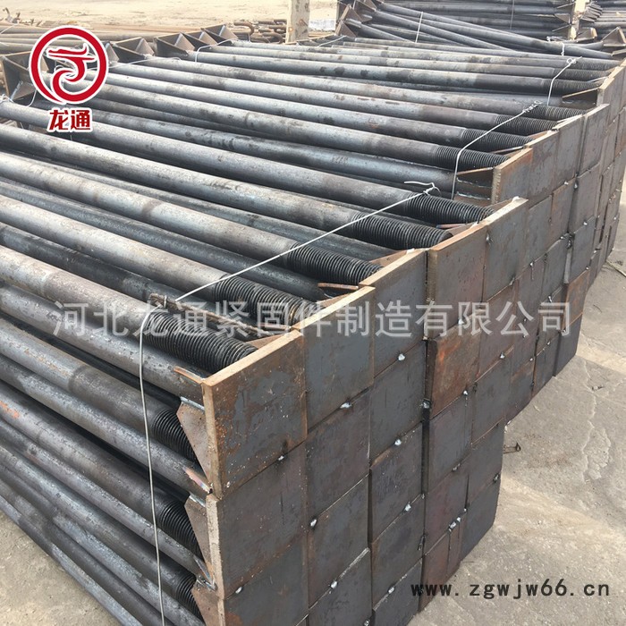 龙通m27 GB798地角螺栓 国标地脚螺栓预埋件 4.8级地脚螺丝 国标7字9字焊板 紧固件 **图2