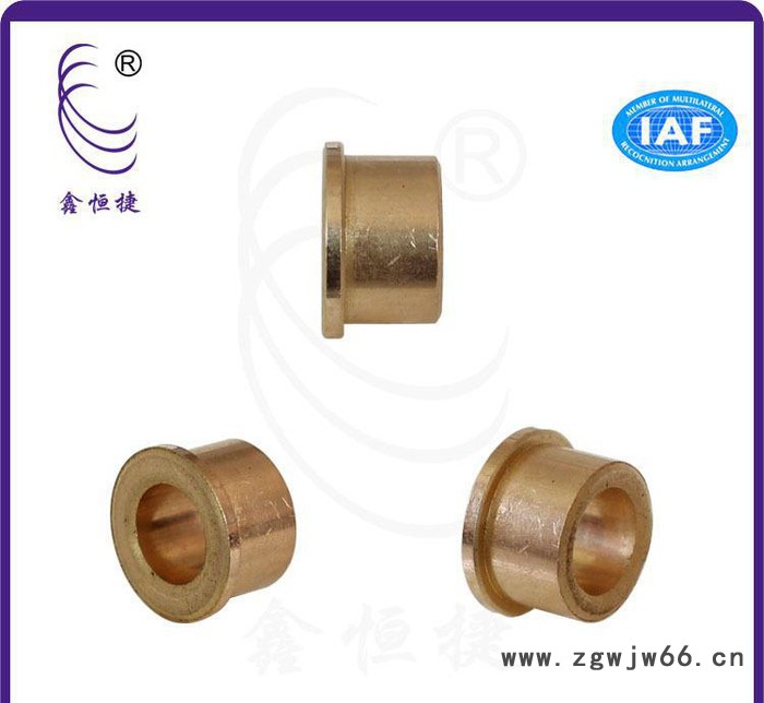 非标耐磨平头铜套 电机专用紧固件销轴铜套件图3