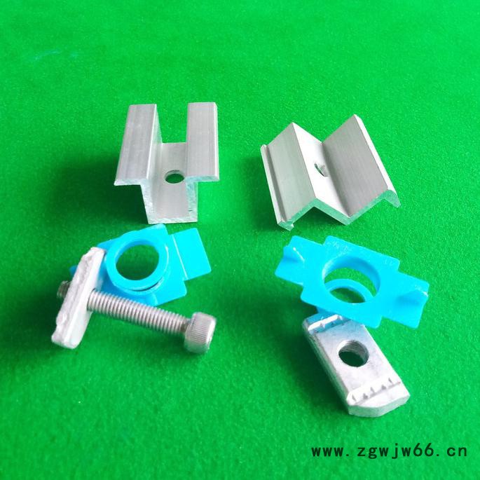 光伏配件压块紧固件塑翼螺母不锈钢丝杆图2