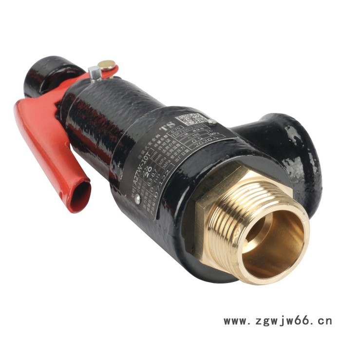 A27H 丝扣安全阀 弹簧式安全阀 弹簧微启式丝扣安全阀 储气罐安全阀图3