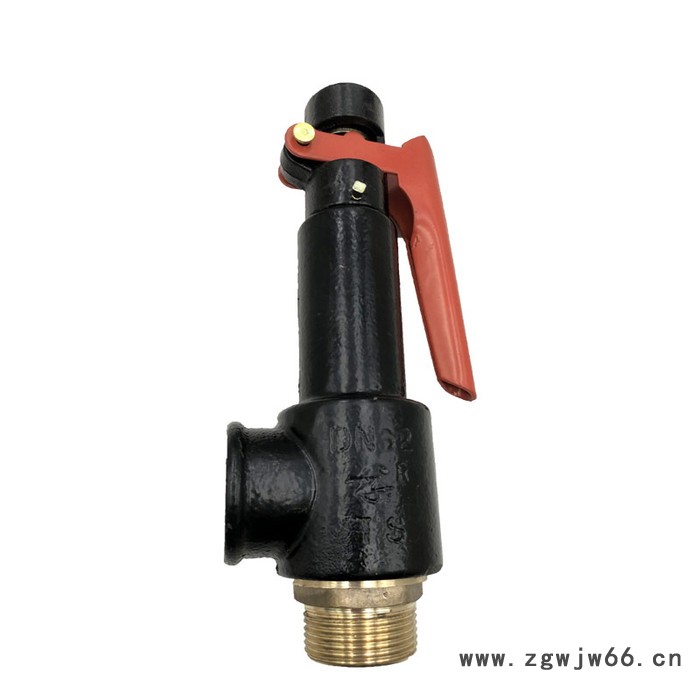 A27H 丝扣安全阀 弹簧式安全阀 弹簧微启式丝扣安全阀 储气罐安全阀图4