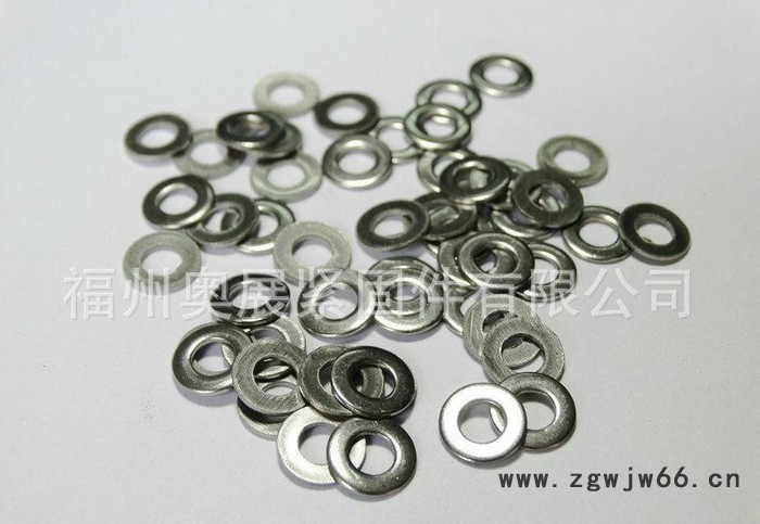 洗白不锈钢平垫圈DIN125 M4国标弹垫紧固件 奥峰304图3
