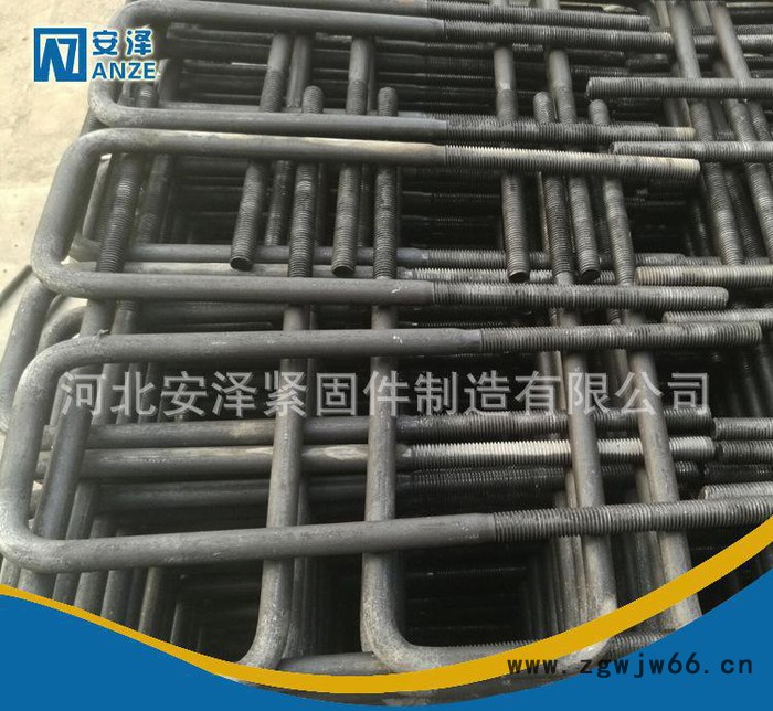 紧固件 U型预埋螺栓 钢结构方形U型丝 专业定制 标准型号图3