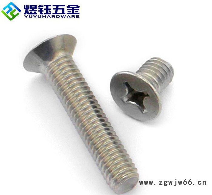 生产 #4-2寸 不锈钢美制 沉头十字机螺钉 螺丝 紧固件图2