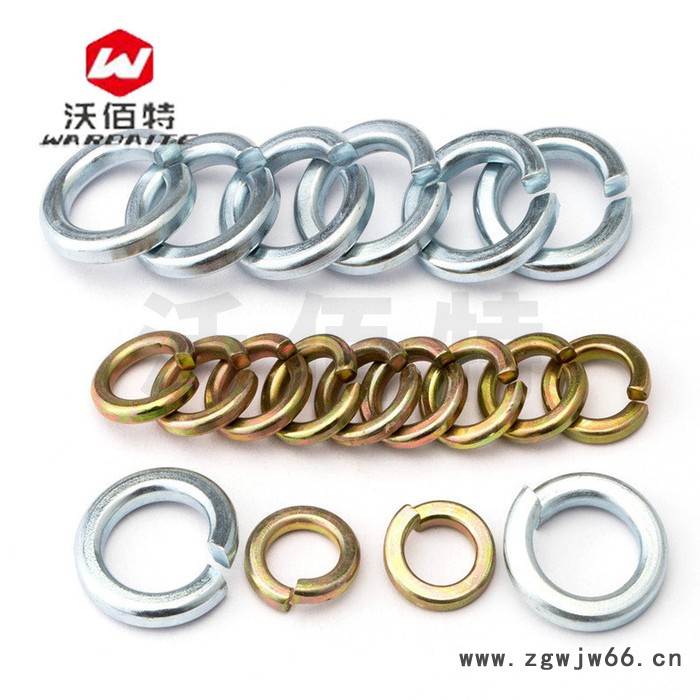 全系列 镀锌 弹垫/弹簧垫圈/弹垫片/华司/国标GB93 M6--M24图2