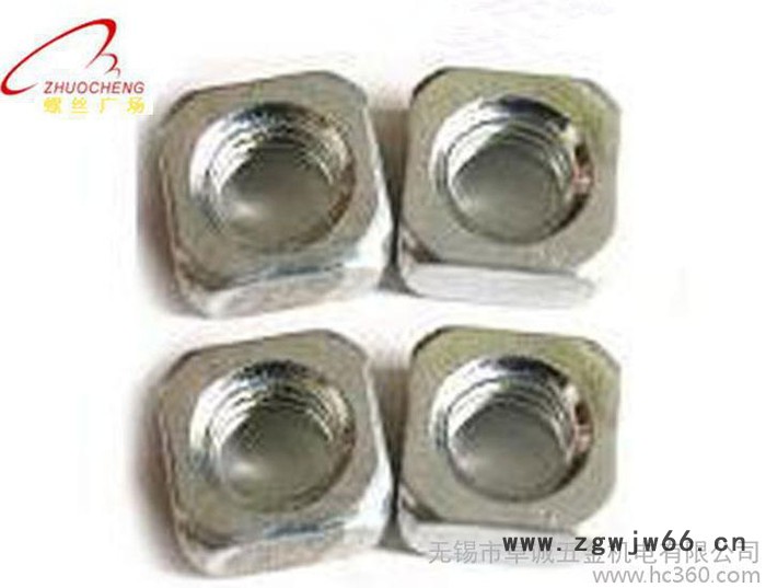 直销 德标/国标 镀锌 方螺母 紧固件图2