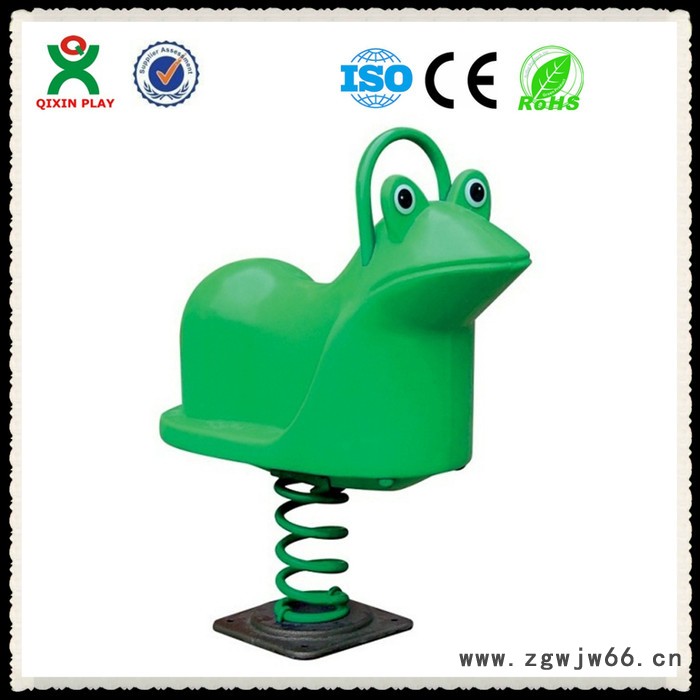 广州奇欣QX-151E 青蛙摇乐 弹簧摇马 卡通摇乐 儿童游乐设备 弹簧摇乐 青蛙摇乐 幼儿园配套设施图3