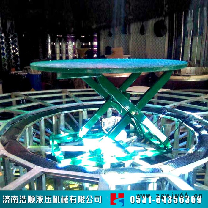 【升降舞台厂家供应】酒吧液压升降弹簧舞台  旋转展台 报价图3