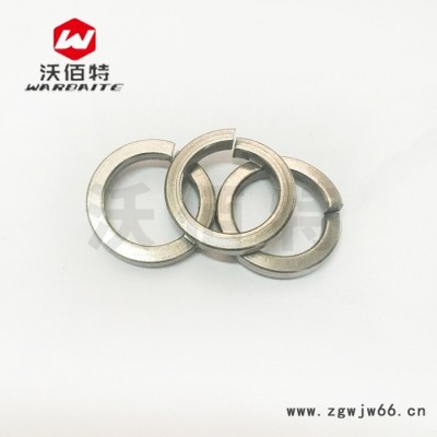 304不绣钢弹介弹簧垫圈 国标M3-M24弹垫片 现货标准弹簧垫圈