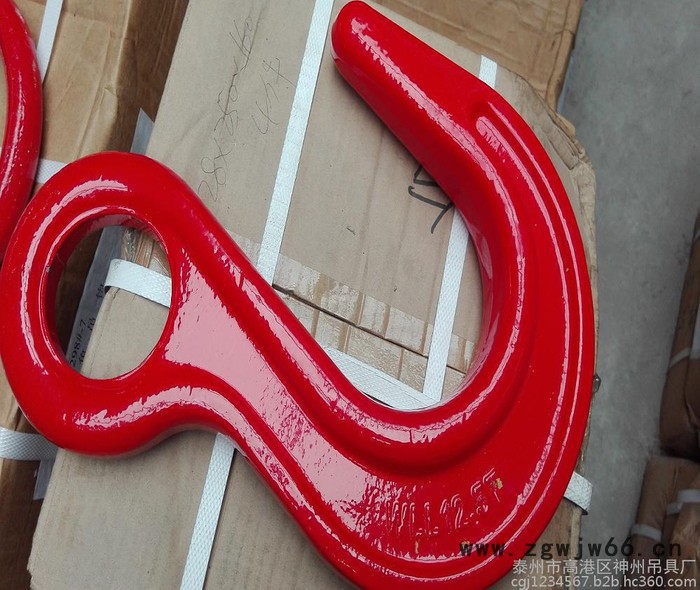 起重弹簧钩 眼型起重钩 起重吊钩 带保险卡弹簧钩 细筋钩 滑车钩 大眼钩**图4