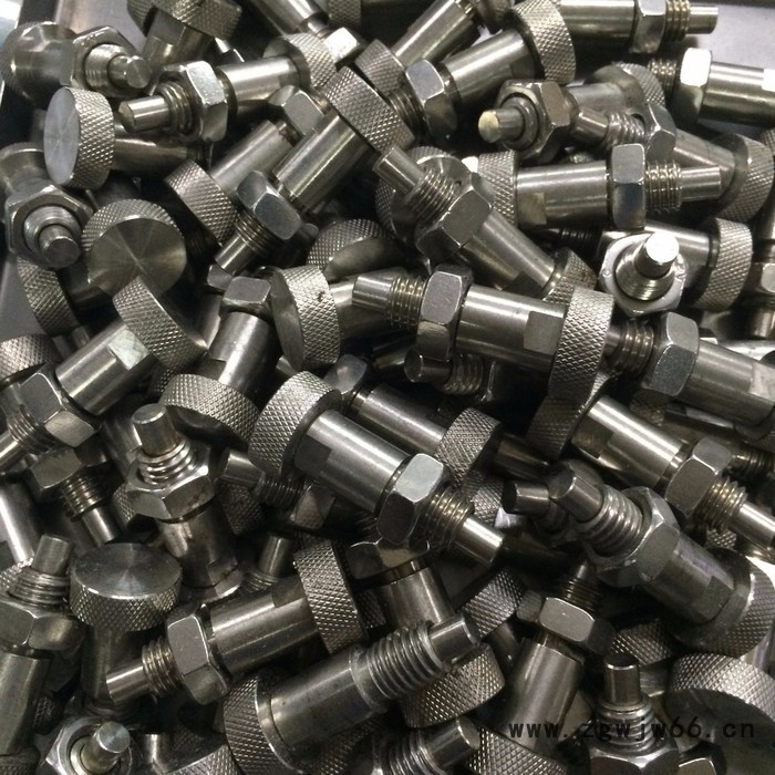 TAI钛合金分度销 英制美制不锈钢弹簧销/定位销/拉销/分度销 都有生产 不锈钢弹簧销图3