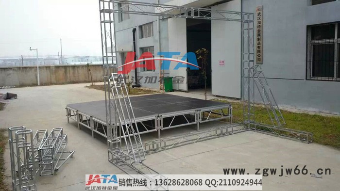 220*220弹簧头桁架 会展小桁架 演出背景架 喷绘横架图2