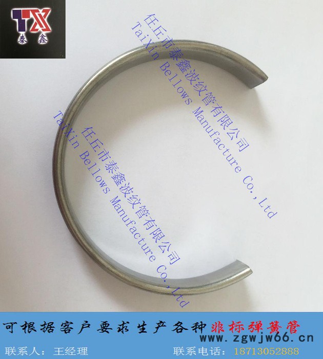 泰鑫  YA150-1.6MPa  非标定制弹簧管图2