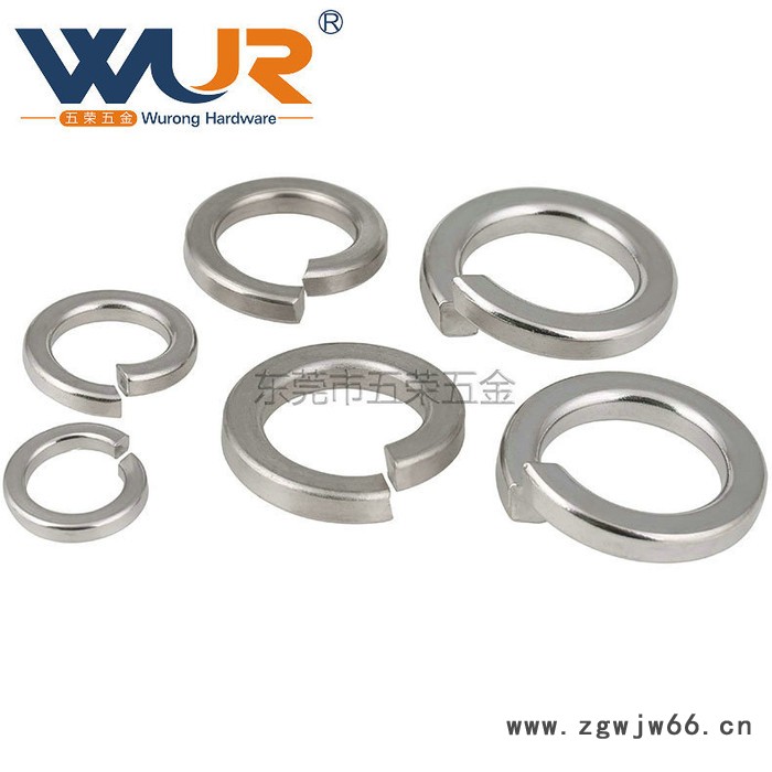 304不锈钢美制弹垫高强度 弹簧垫圈 美制弹性垫片不锈钢弹垫图2
