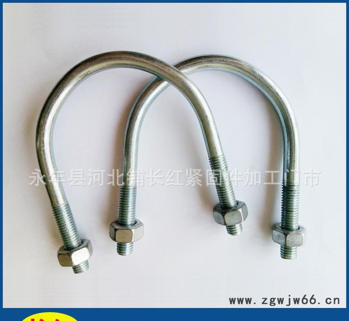 紧固件专业生产圆型 直角U型螺栓 U型码 定做异型U型卡图2