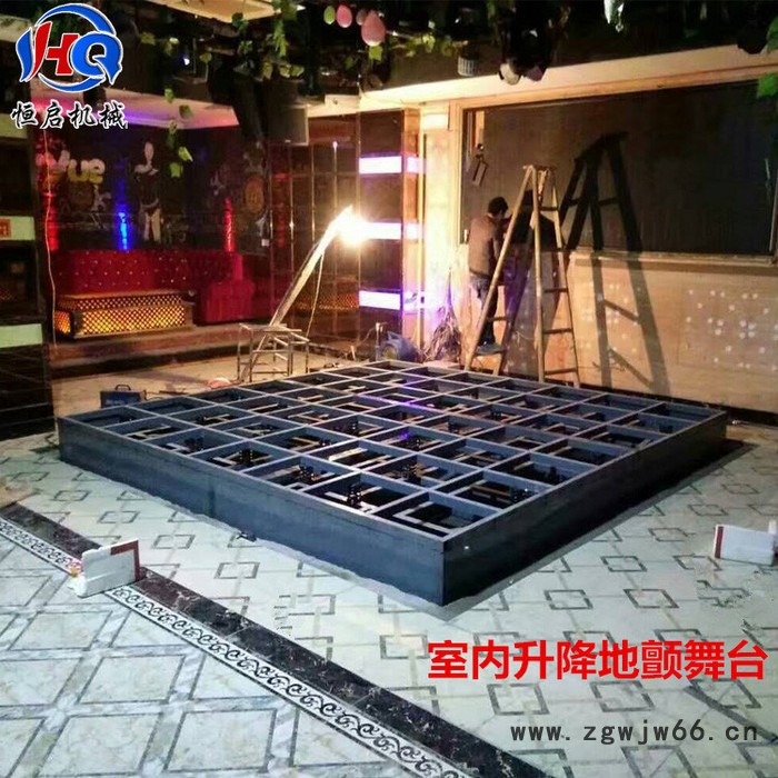 厂家定制 升降舞台 汽车展台 升降旋转舞台 KTV 地颤玻璃弹簧舞台图6