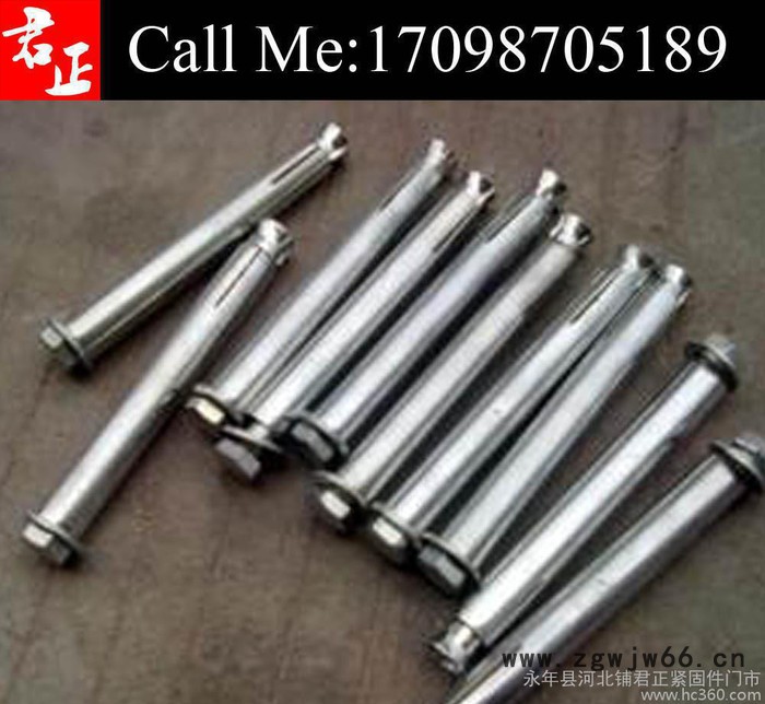 永年县紧固件厂家现货批发国标六角内膨胀螺丝m10*120图3