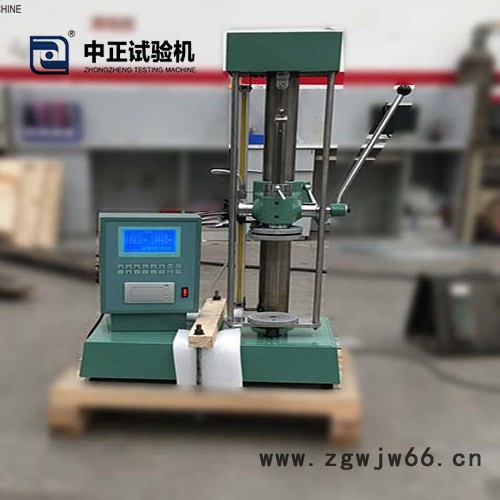 济南中正 手动弹簧拉压试验机螺旋弹簧拉伸压缩试验操作方便准确度高成家直销现货发售图3