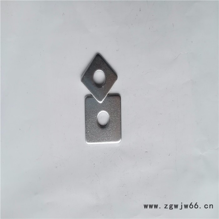 盛垚紧固件现货** 平垫/40x40镀锌方垫/地脚螺栓专用/热镀垫片图3