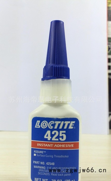 乐泰425胶水 低强度快干胶 金属和塑料紧固件锁固剂 瞬干胶图2