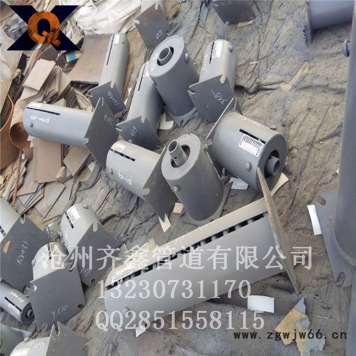 齐鑫直供弹簧支吊架、管卡、止推管托、平管支托图3