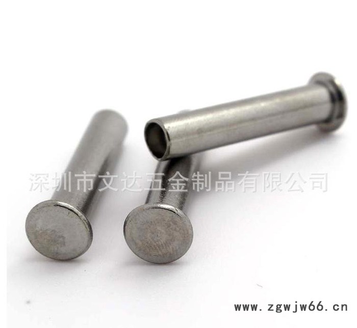 扁平头半空心不锈钢卯钉 帽钉 五金紧固件 连接件图3