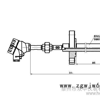 Ｋ型热电偶，紧固件/法兰热电偶，装配式热电偶，热电偶温度仪表