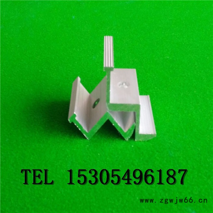 太阳能电池板光伏专用配件铝合金压块紧固件中压块边压块** 铝合金压块（边压块 中压块）图5