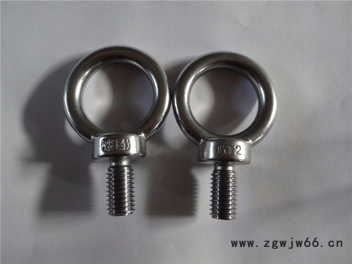 供应不锈钢吊环螺丝　羊眼螺栓 链条连接环　紧固件　五金索具图2