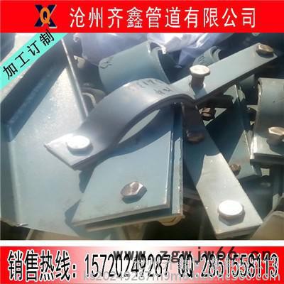 齐鑫D3A双孔管夹 三孔管夹 弹簧 支吊架厂家供应图7