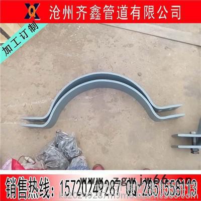 齐鑫D3A双孔管夹 三孔管夹 弹簧 支吊架厂家供应图3