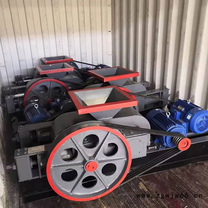 邦隆2PG400x250合金原料粉碎用弹簧式对辊破碎机 双辊制砂机图2