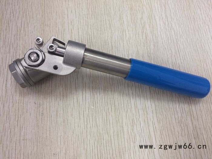 TQ11F-16P DN25不锈钢弹簧自动复位内螺纹球阀，1/2弹簧复位球阀，上海唐玛牌图2