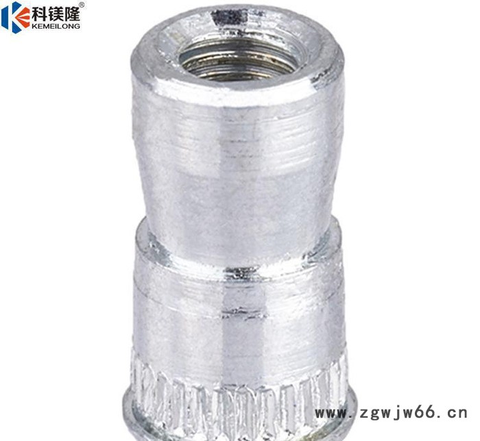 科镁隆304不锈钢M6嵌入式拉铆螺母M5钣金铆接拉帽紧固件定做