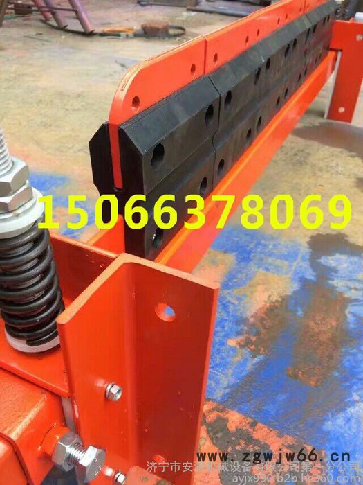 合金弹簧滚筒清扫器   合金橡胶清扫器2017新价格图3