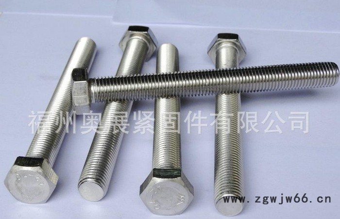 五金六角不锈钢螺栓 DIN933M22乘75螺栓紧固件 不锈图3