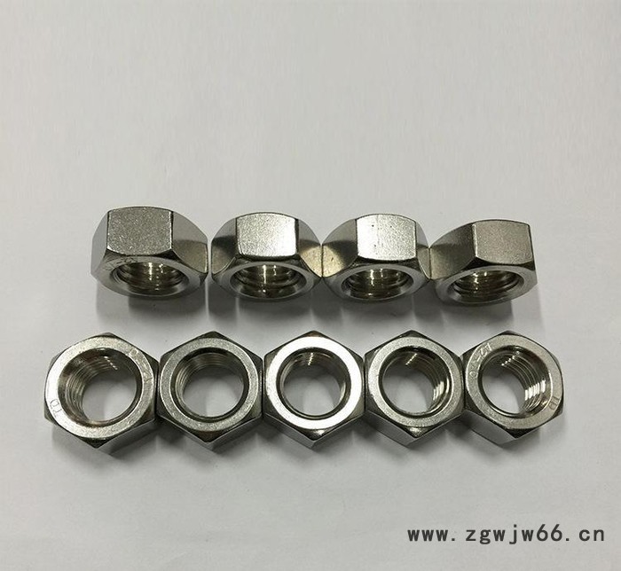 304不锈钢螺母 紧固件标准六角螺母 304不锈钢螺帽 一件代发图2
