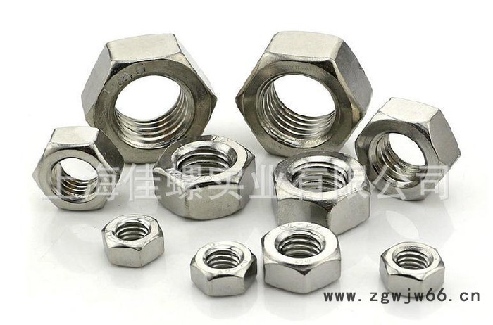 304不锈钢 六角螺母 紧固件螺帽 不锈钢螺母 不锈钢螺帽图1